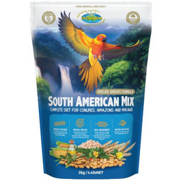 Vetafarm South American Mix 南美洲鸚鵡合成糧 (中型鸚鵡) – 2kg